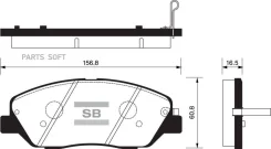 ������� ��������� ��������, �������� Sangsin Brake SP1246 SP1246 ����