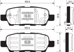 ������� ��������� ��������, ������ Sangsin Brake SP1250 SP1250 ����