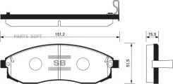 ������� ��������� ��������, �������� Sangsin Brake SP1256 SP1256 ����