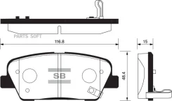 ������� ��������� ��������, ������ Sangsin Brake SP1247 SP1247 ����
