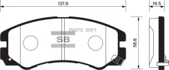 ������� ��������� �������� Opel Monterey 3.2i/3.1TD 91-98 SP1267 Sangsin Brake SP1267 SP1267 ����