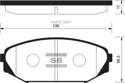 ������� ��������� �������� Acura MDX 01, Honda Odyssey 95/Pilot 03 SP1271 Sangsin Brake SP1271 SP1271 ����