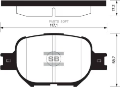 ������� ��������� ��������, �������� Sangsin Brake SP1272 SP1272 ����