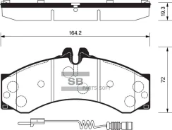 ������� ��������� ��������, ��������/������ Sangsin Brake SP1277 SP1277 ����