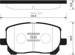������� ��������� �������� Toyota Avensis Verso 2.0VVT-i/2.0D4-D 01 SP1373 Sangsin Brake SP1373 SP1373 ����