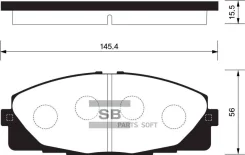 ������� ��������� ��������, �������� Sangsin Brake SP1376 SP1376 ����
