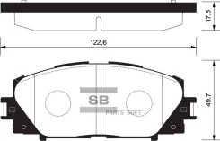 ������� ��������� ��������, �������� Sangsin Brake SP1377 SP1377 ����