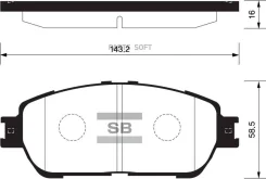 ������� ���������, �������� Sangsin Brake SP1372 SP1372 ����