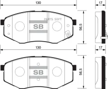 ������� ��������� Hyundai ix35 10-/KIA Sportage 10-/Carens 02- �������� SP1374 Sangsin Brake SP1374 SP1374 ����