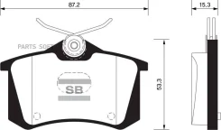 ������� ��������� �������� VW GolfII/III/Passat 1.6-2.8/1.9TDi 88-99 SP1391 Sangsin Brake SP1391 SP1391 ����