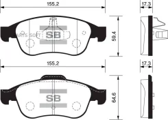 ������� ��������� ��������, �������� Sangsin Brake SP1390 SP1390 ����