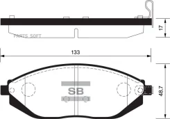 ������� ��������� ��������, �������� Sangsin Brake SP1392 SP1392 ����