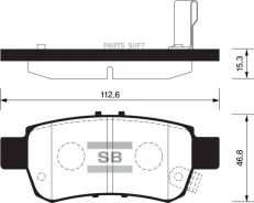 ������� ���������, ������ Sangsin Brake SP1428 SP1428 ����