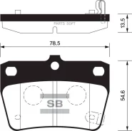 ������� ��������� ��������, ������ Sangsin Brake SP1457 SP1457 ����