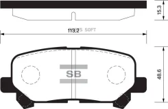 ������� ��������� ��������, ������ Sangsin Brake SP1461 SP1461 ����