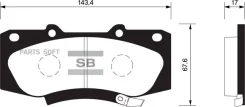 ������� ��������� ��������, �������� Sangsin Brake SP1484 SP1484 ����