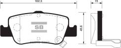 ������� ��������� Toyota Auris 1.33-2.2 07- (��������������) ������ SP1501 Sangsin Brake SP1501 SP1501 ����