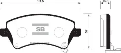 ������� ��������� Toyota Corolla (E12) 1.4/1.6/1.8/2.0 0002/02 �������� SP1502 Sangsin Brake SP1502 SP1502 ����