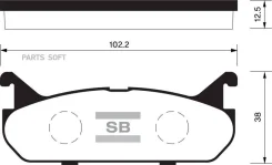 ������� ��������� Sangsin Brake Mazda-323 1,8 91-98/Familia 89-91 ���� Sangsin Brake SP1526 SP1526 ����
