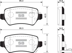������� ��������� ��������, ������ Sangsin Brake SP1536 SP1536 ����