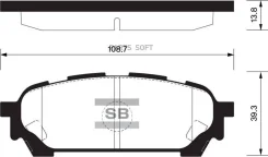 ������� ��������� �������� Subaru Impreza 2.0i WRX Turbo 02 SP1532 Sangsin Brake SP1532 SP1532 ����