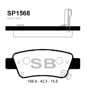 ������� ��������� ��������, ������ Sangsin Brake SP1568 SP1568 ����