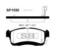 ������� ��������� ��������, �������� Sangsin Brake SP1550 SP1550 ����