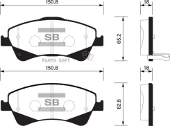 ������� ��������� ��������, �������� Sangsin Brake SP1580 SP1580 ����