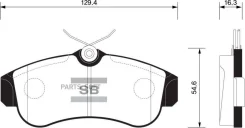 ������� ��������� ��������, �������� Sangsin Brake SP1581 SP1581 ����