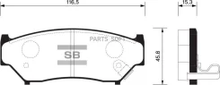 ������� ��������� �������� Suzuki TD01/02/52W TA02/52W TL52W Sangsin Brake SP1584 SP1584 ����