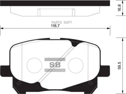 ������� ��������� �������� Toyota Previa ACR3 2.0 D-4D/2.4 16V VVT-i 03 SP1591 Sangsin Brake SP1591 SP1591 ����