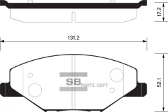 ������� ��������� VW POLO (RUS) 11-/Skoda Fabia 11- �������� SP1595 Sangsin Brake SP1595 SP1595 ����
