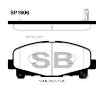 ������� ��������� ��������, �������� Sangsin Brake SP1606 SP1606 ����