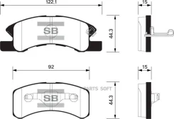 ������� ���������, �������� Sangsin Brake SP1593 SP1593 ����