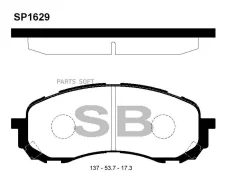 ������� ��������� ��������, �������� Sangsin Brake SP1629 SP1629 ����