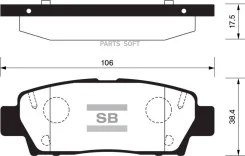 ������� ��������� ��������, ������ Sangsin Brake SP2022 SP2022 ����