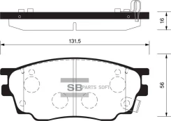 ������� ���������, �������� Sangsin Brake SP2027 SP2027 ����