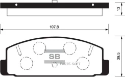 ������� ��������� ��������, ������ Sangsin Brake SP2028 SP2028 ����
