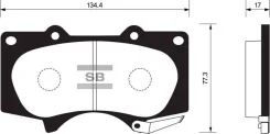������� ��������� ��������, �������� Sangsin Brake SP2033 SP2033 ����