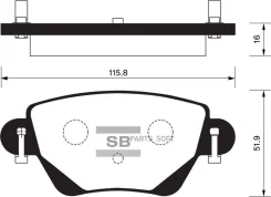 ������� ���������, ������ Sangsin Brake SP2031 SP2031 ����