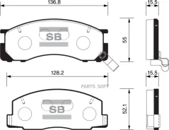 ������� ��������� ��������, �������� Sangsin Brake SP2035 SP2035 ����