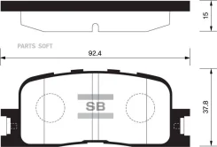 ������� ��������� ��������, ������ Sangsin Brake SP2038 SP2038 ����