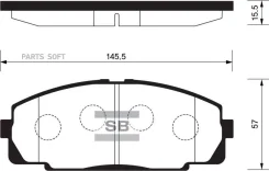 ������� ��������� ��������, �������� Sangsin Brake SP2077 SP2077 ����