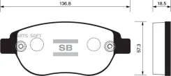 ������� ��������� ��������, �������� Sangsin Brake SP2073 SP2073 ����