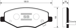 ������� ��������� ��������, �������� Sangsin Brake SP2092 SP2092 ����