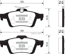 ������� ��������� ��������, ������ Sangsin Brake SP2091 SP2091 ����