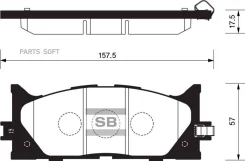 ������� ��������� ��������, �������� Sangsin Brake SP2080 SP2080 ����