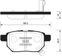 ������� ��������� ��������, ������ Sangsin Brake SP2094 SP2094 ����