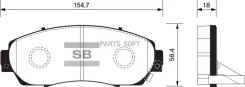 ������� �������� Honda CR-V IV 2012- SP2115 Sangsin Brake SP2115 SP2115 ����