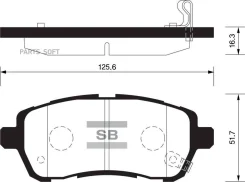 ������� ��������� ��������, �������� Sangsin Brake SP2113 SP2113 ����